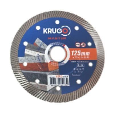 Диск алмазный Турбо ультратонкий для твердых материалов KRUGO MASTER 125х1,2х22,2х10 мм 81031250238 Диск алмазный Турбо ультратонкий для твердых материалов KRUGO MASTER 125х1,2х22,2х10 мм 81031250238