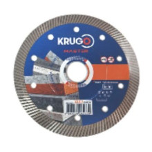 Диск алмазный Турбо ультратонкий для твердых материалов KRUGO MASTER 115х1,2х22,2х10 мм 81031150237