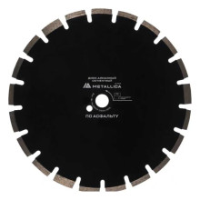 Диск алмазный отрезной сегментный METALLICA Ultra 450x25,4 мм, H=10 мм по асфальту Диск алмазный отрезной сегментный METALLICA Ultra 450x25,4 мм, H=10 мм по асфальту