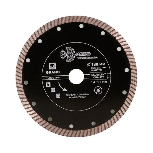 Диск алмазный Trio Diamond Turbo Grand Hot Press 180 мм (ультратонкий)