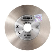 Диск алмазный отрезной 125x25x22,23 Hilberg Master Сeramic сплошной HM520 Диск алмазный отрезной 125x25x22,23 Hilberg Master Сeramic сплошной HM520