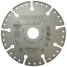 Диск алмазный Hilberg Super Metall 125 мм Диск алмазный Hilberg Super Metall 125 мм