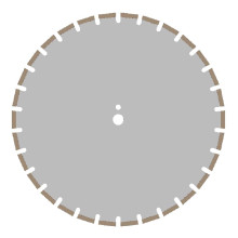 Алмазный диск НИБОРИТ Бетон-Асфальт d 500×25,4 L