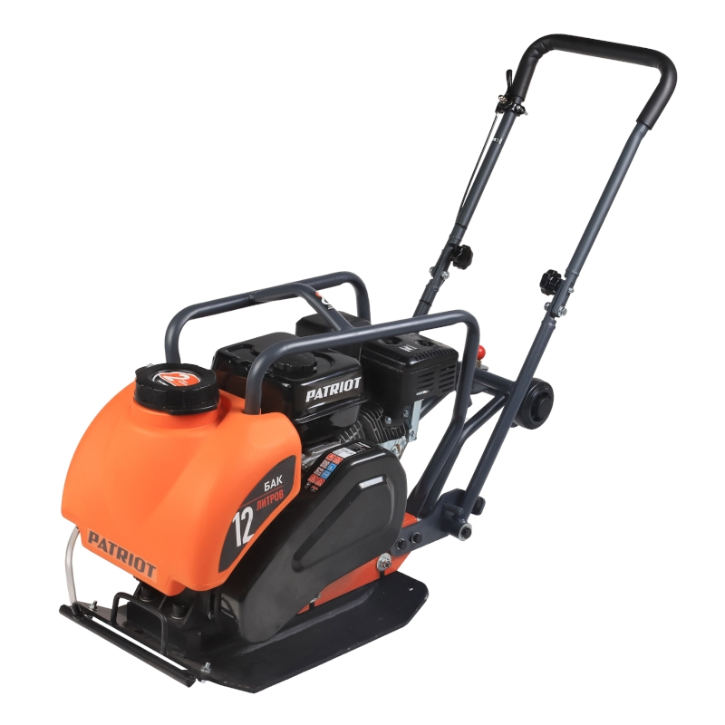 Виброплита бензиновая PATRIOT SVR 60T, 6.5лс, частота вибрации 81Гц