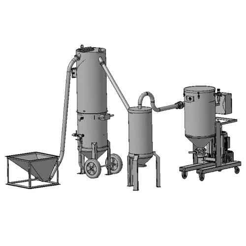 Комплект оборудования для абразивоструйной обработки с вакуумной сист. трансп. и рекуперации СОВ-4