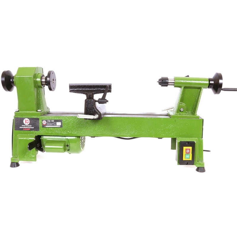 Токарный станок по дереву Калибр СТД-400 2017 (Асинхронный двигатель)