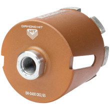 Сверло алмазное для подрозетников Адель DH-D400 (82/65 мм; M16; 7 сегментов) ДУУ00005763