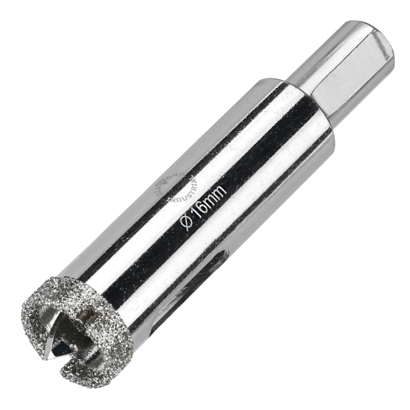 Алмазная коронка Diamond Industrial 16 мм (Керамогранит, плитка, кафель)