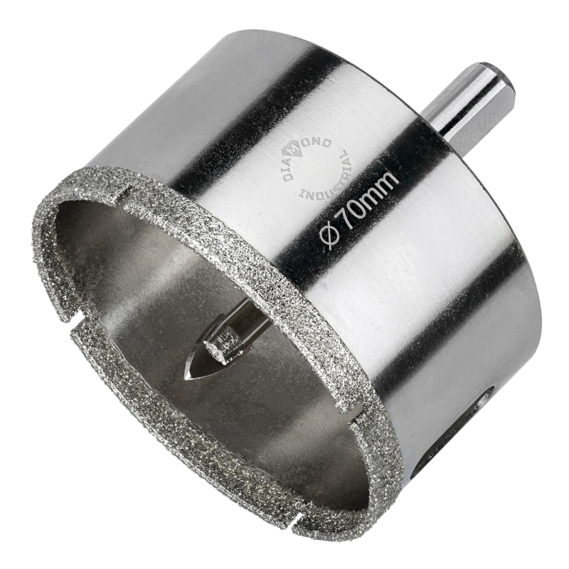 Алмазная коронка Diamond Industrial 70 мм (Керамогранит, плитка, кафель)