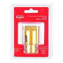 Коронка алмазная универсальная Elitech 40 мм х М14