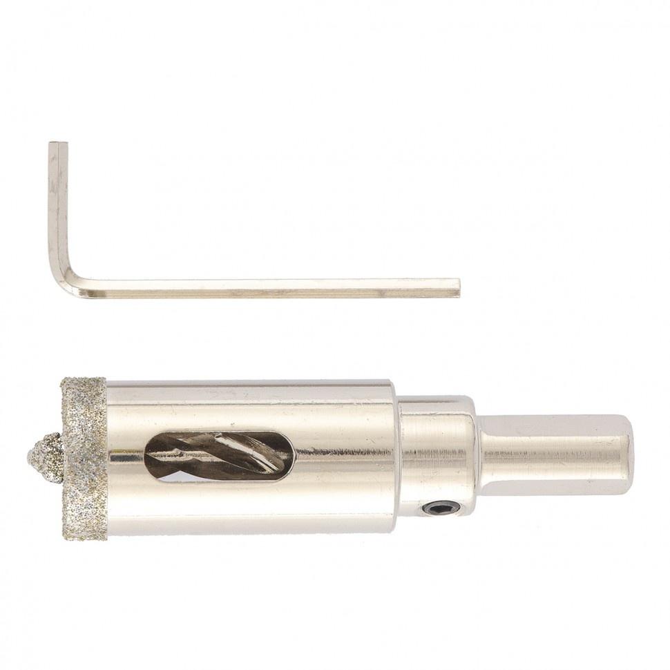 Сверло алмазное по керамограниту, 16х67 мм, трехгранный хвостовик Matrix