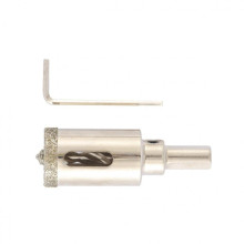 Сверло алмазное по керамограниту, 28х67 мм, трехгранный хвостовик Matrix