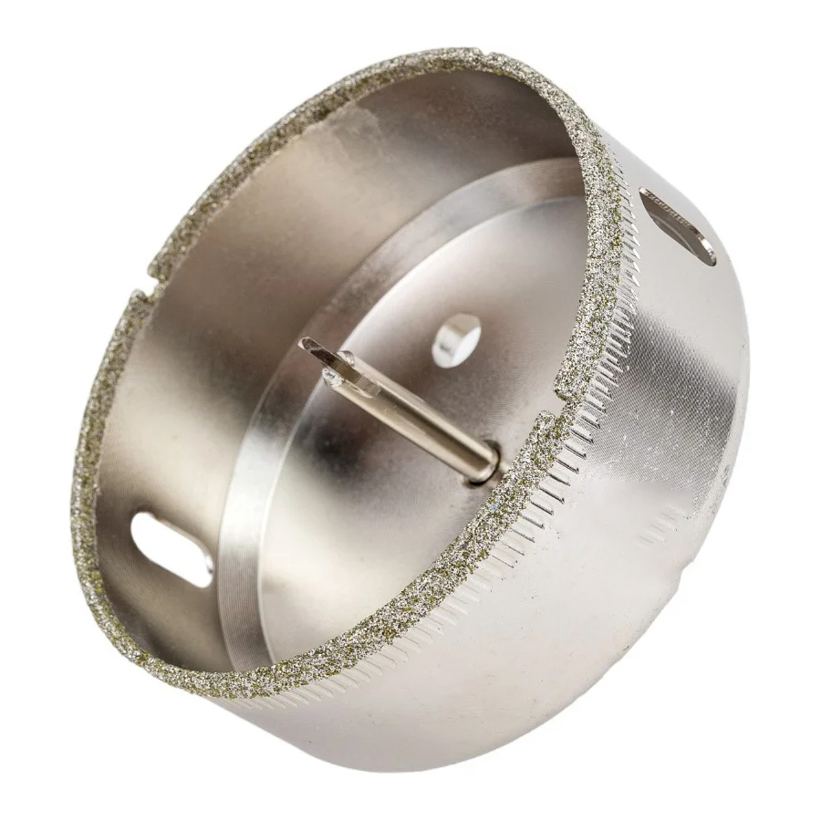 Коронка алмазная с центрирующим сверлом по керамограниту и керамике 68 мм РОСОМАХА