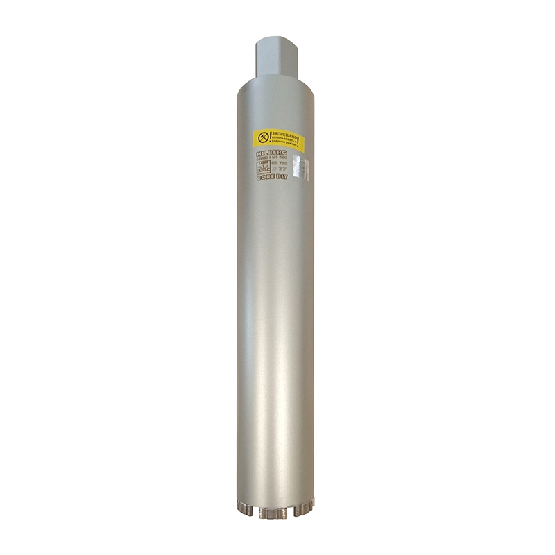 Коронка алмазная 77x450 Hilberg Laser 1 1/4 UNC HD710