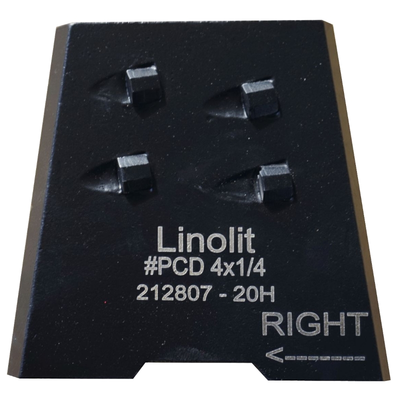 Франкфурт алмазный Linolit #PCD4x1/4 MB_LN RIGHT (правый) (Коготь)