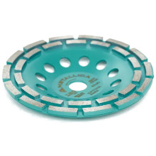 Чашка алмазная шлифовальная двухрядная METALLICA Optima 180x22,2 мм, по бетону Чашка алмазная шлифовальная двухрядная METALLICA Optima 180x22,2 мм, по бетону