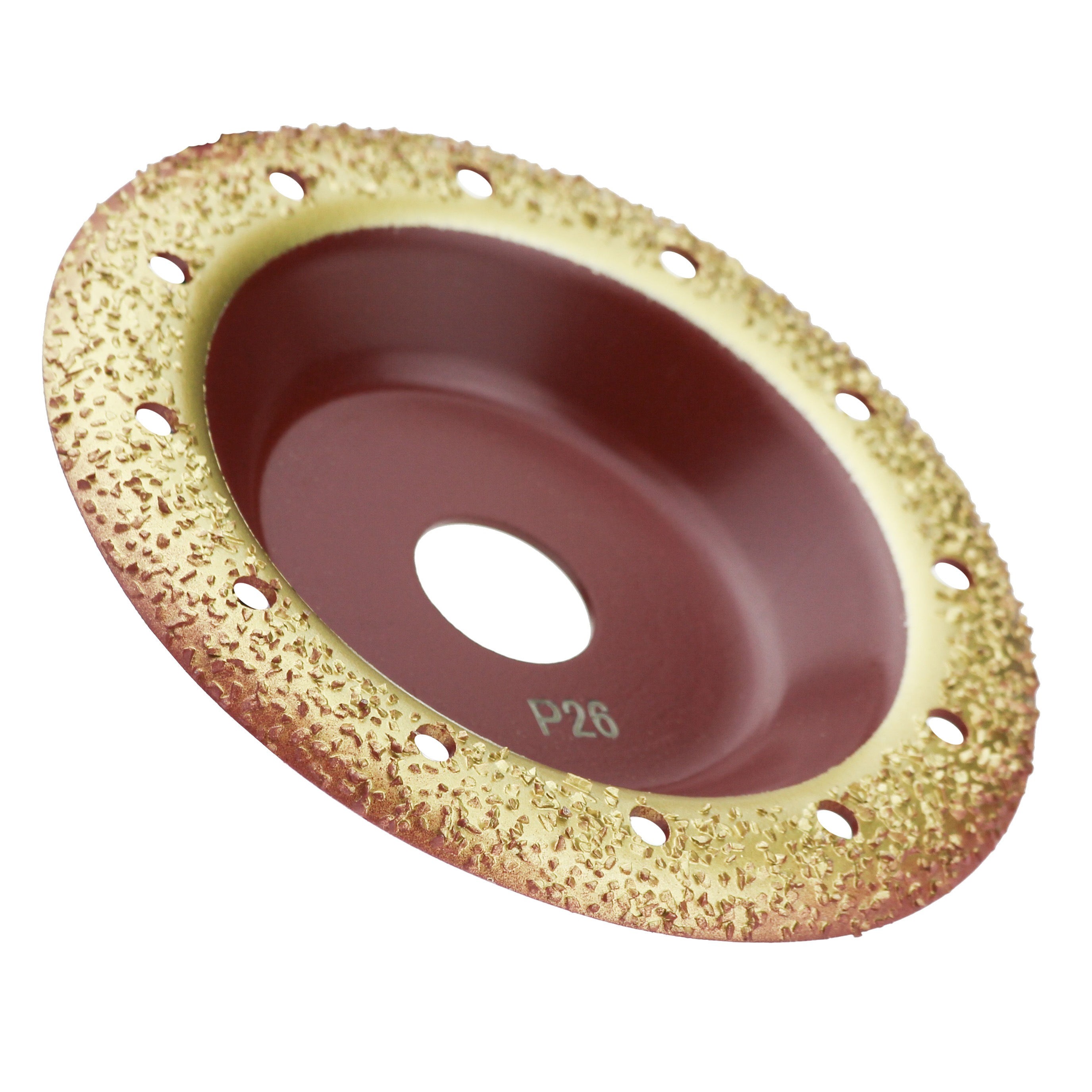 Чашка шлифовальная обдирочная твердосплавная 125 х 22 мм P26 (зерно 3) Diamond Industrial