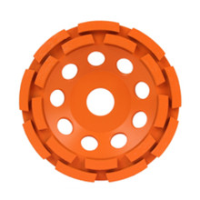 Двухрядная алмазная чашка MESSER B/S 125 ммп по бетону и граниту