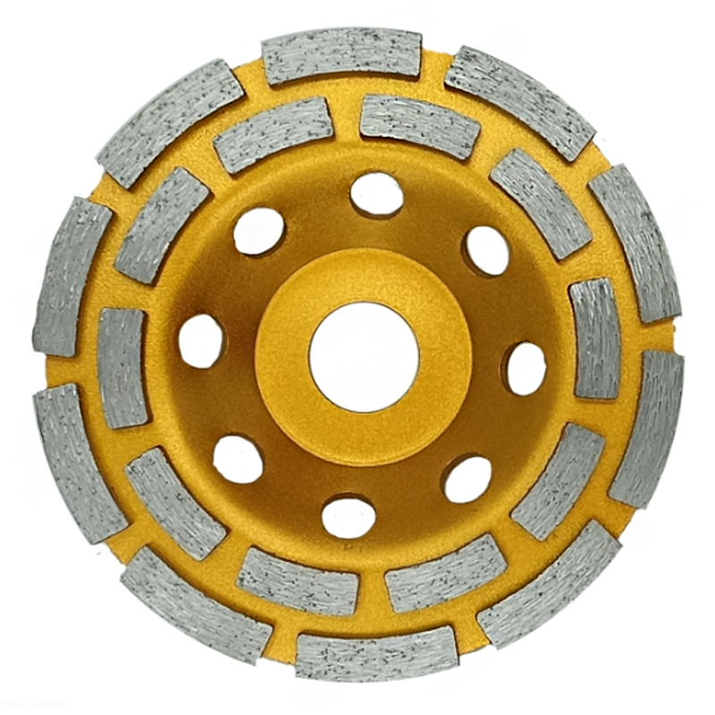 Чашка алмазная сегментная двухрядная Trio Diamond Mr. ЭКОНОМИК 125 мм Чашка алмазная сегментная двухрядная Trio Diamond Mr. ЭКОНОМИК 125 мм