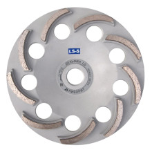 Алмазная шлифовальная чашка Ниборит Дельфин Ls-S d180×22,2