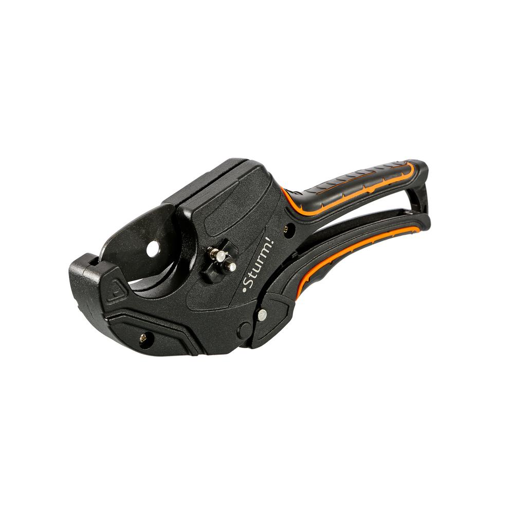 Ножницы для резки труб ПВХ 42мм, лезвие SK5 с тефлоновым покрытием Sturm!