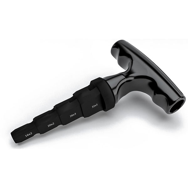 Калибратор INGOTOOLS для МПТ 16x2мм - 20x2мм - 26x3мм - 32x3мм Калибратор INGOTOOLS для МПТ 16x2мм - 20x2мм - 26x3мм - 32x3мм