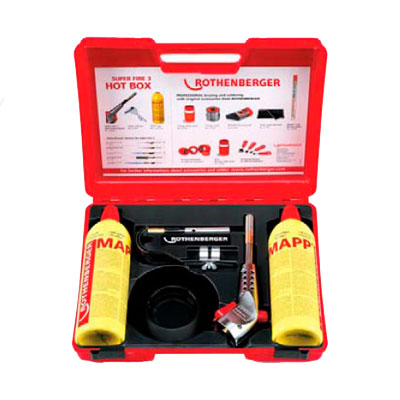 35490-B Набор для пайки Rothenberger Super Fire 3 (Супер Файер 3) Hot Box