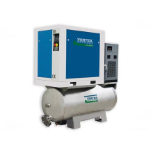 Безмасляный винтовой компрессор с ресивером и осушителем Vortex VOFS TD 5.5кВт