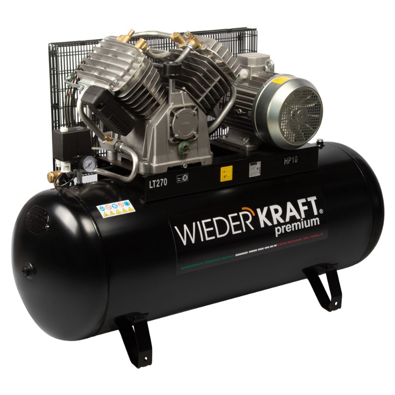 Компрессор 4-поршневой воздушный WIEDERKRAFT WDK-92712 270л 1300л/мин Компрессор 4-поршневой воздушный WIEDERKRAFT WDK-92712 270л 1300л/мин