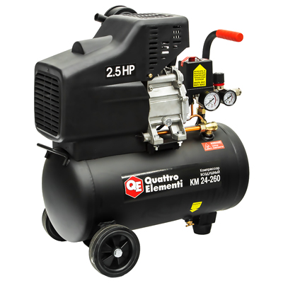 Компрессор поршневой масляный Quattro Elementi KM 24-260