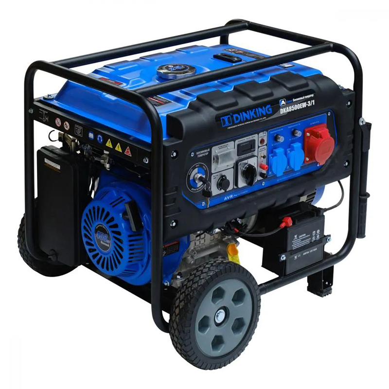 Генератор бензиновый Dinking DKA8500EW (АВР) 3/1