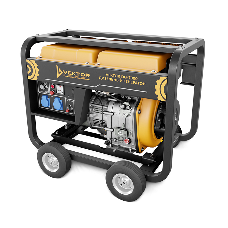 Дизельный генератор VEKTOR DG-7000 Дизельный генератор VEKTOR DG-7000