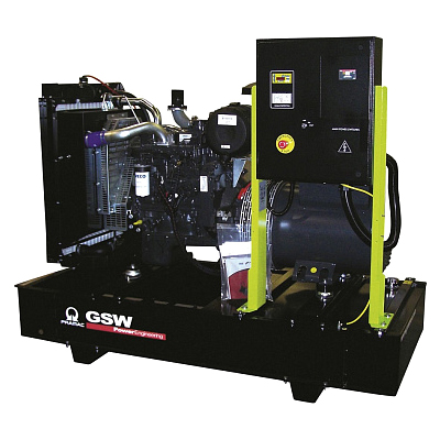 Дизельный генератор PRAMAC GSW140I Leroy Somer трехфазный без кожуха Дизельный генератор PRAMAC GSW140I Leroy Somer трехфазный без кожуха