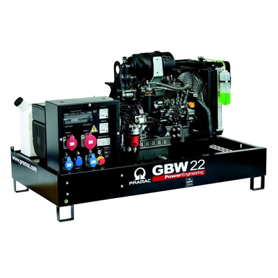 Дизельный генератор PRAMAC GBW22Y Linz однофазный без кожуха Дизельный генератор PRAMAC GBW22Y Linz однофазный без кожуха