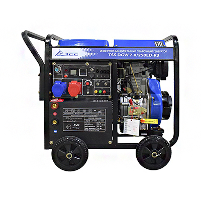 Инверторный дизельный сварочный генератор TSS DGW 7.0/250ED-R3