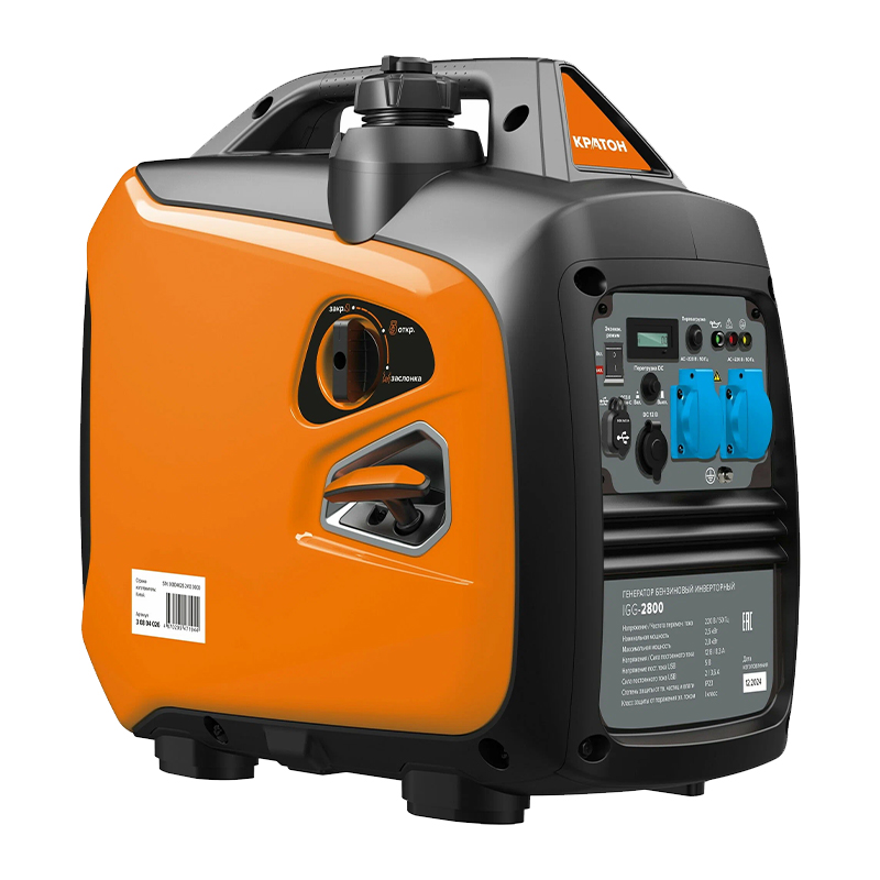 Генератор бензиновый инверторный Кратон IGG-2800