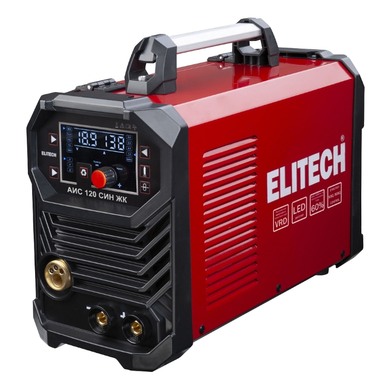 Сварочный инвертор Elitech MIG/MAG АИС 180 СИН ЖК
