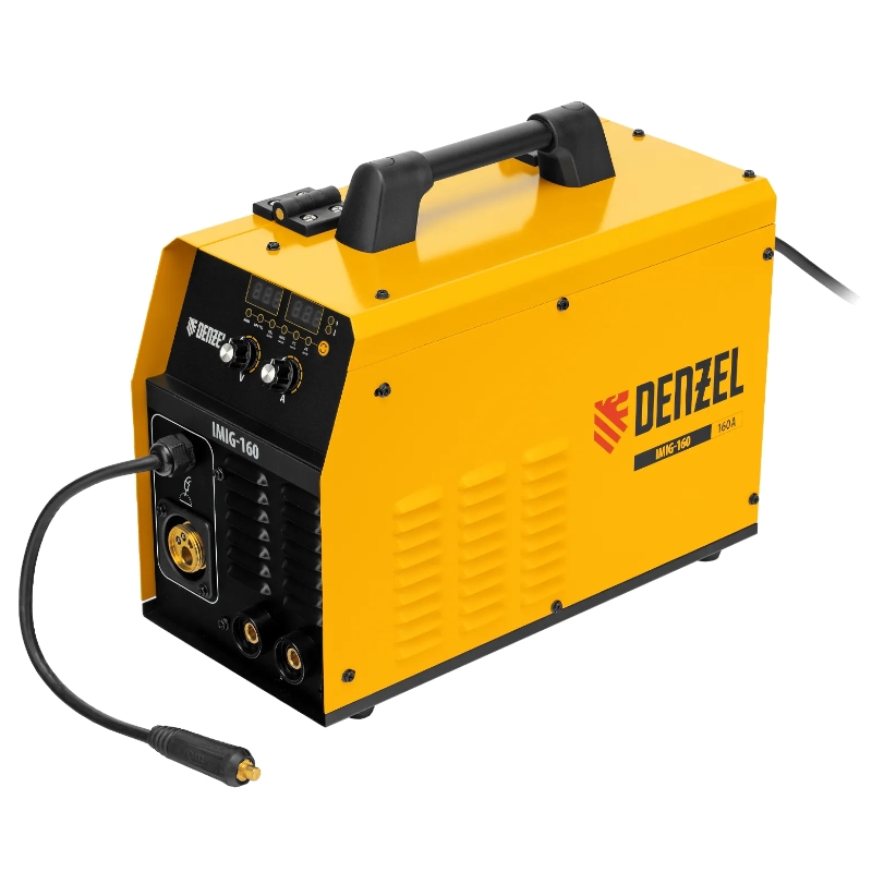 Сварочный полуавтомат Denzel IMIG-160 Synergy, 160 А, ПВ 60%, катушка 5 кг Сварочный полуавтомат Denzel IMIG-160 Synergy, 160 А, ПВ 60%, катушка 5 кг