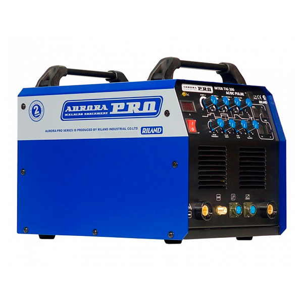 Аппарат аргонодуговой сварки Aurora INTER TIG 200 AC/DC PULSE Mosfet + аттестат НАКС 1шт.