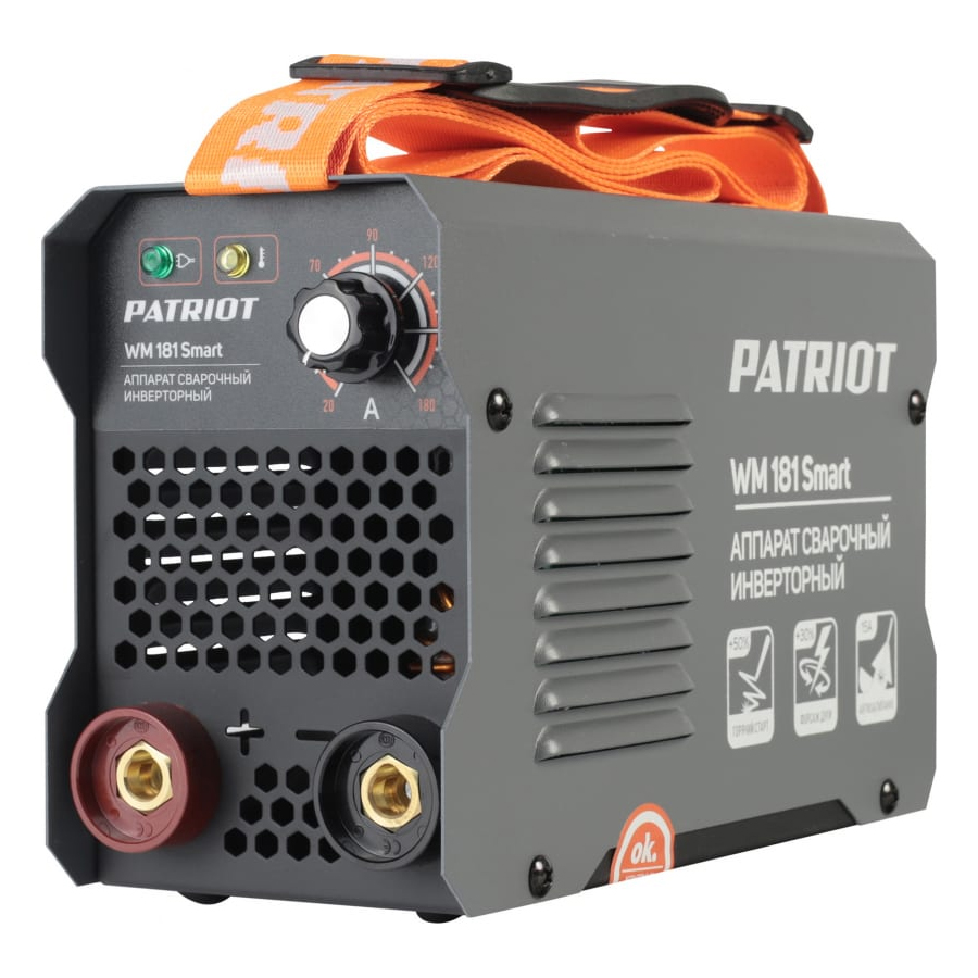 Cварочный аппарат инверторный PATRIOT WM 181Smart MMA + подарок Маска сварщика PATRIOT 301D Cварочный аппарат инверторный PATRIOT WM 181Smart MMA + подарок Маска сварщика PATRIOT 301D