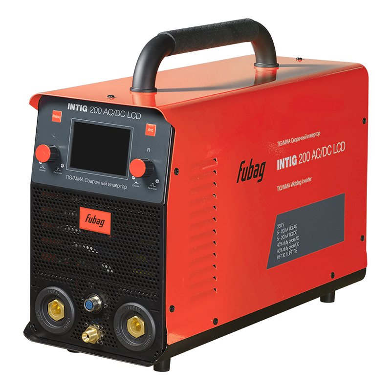Инвертор сварочный FUBAG INTIG 200 AC/DC Pulse LCD + Горелка FB TIG 26 5P 4m Инвертор сварочный FUBAG INTIG 200 AC/DC Pulse LCD + Горелка FB TIG 26 5P 4m