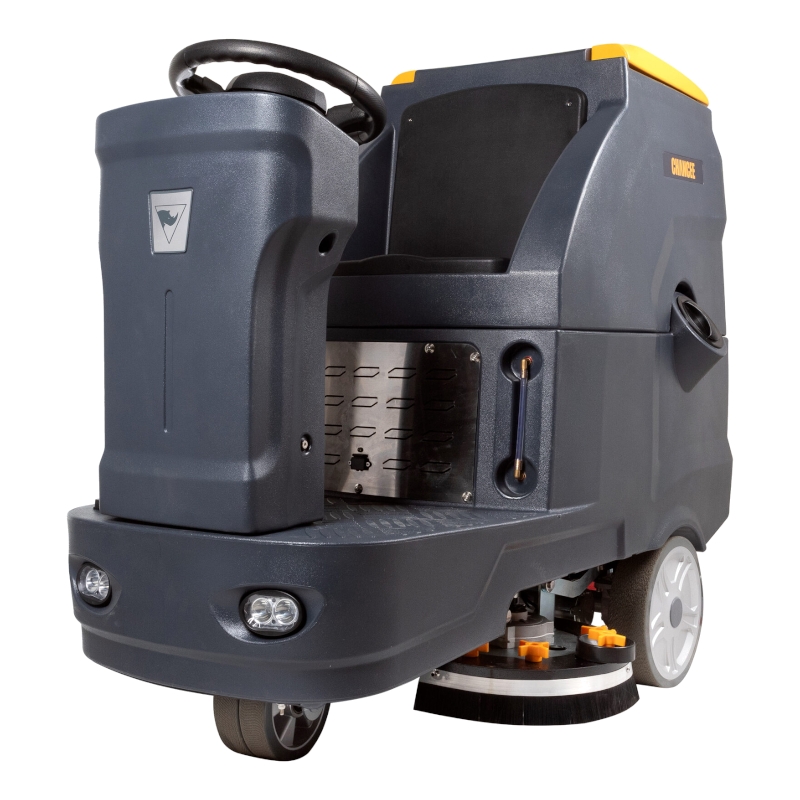 Поломоечная машина с местом оператора Chancee K80 Double brush с гелевыми АКБ (226 а/ч при С5)