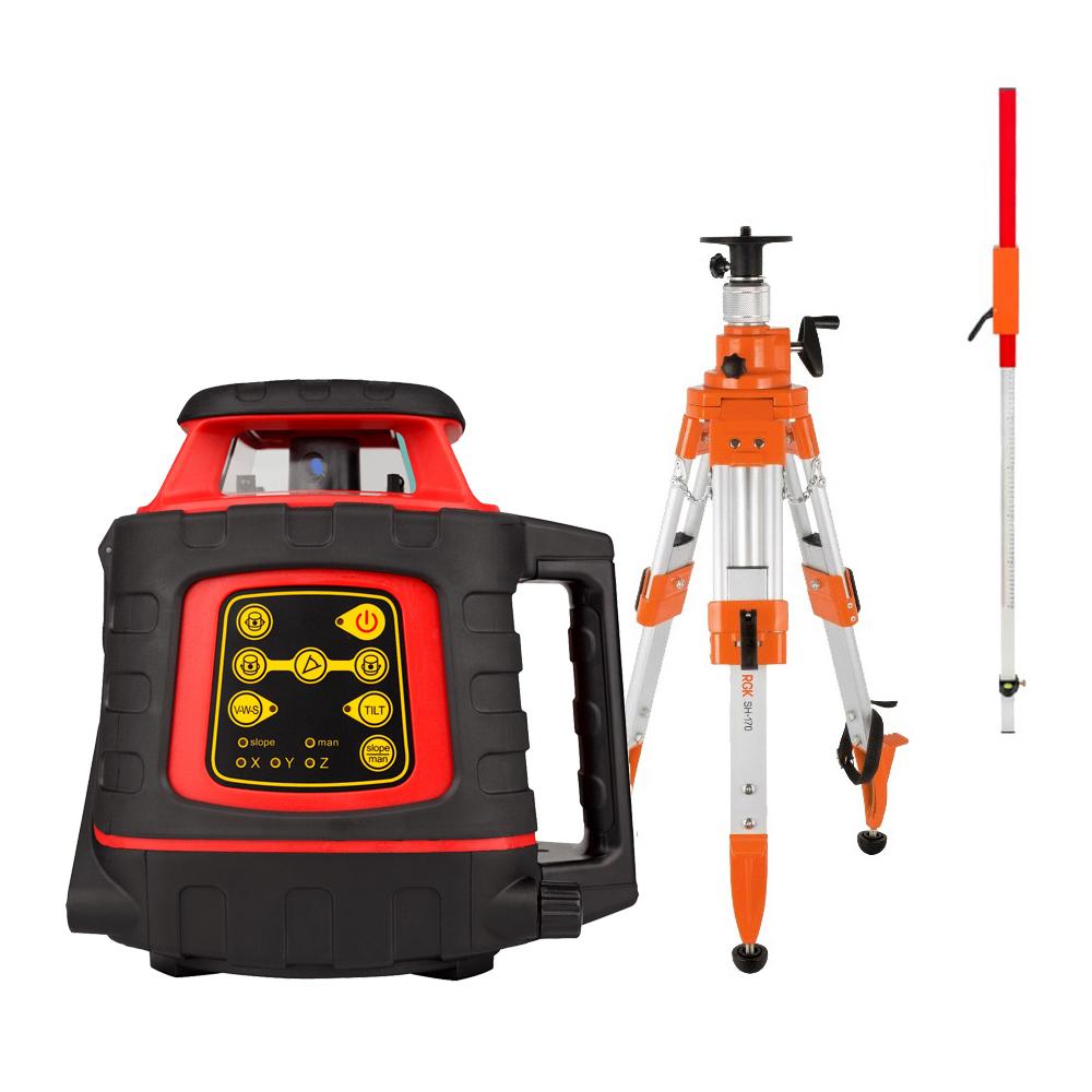 Комплект ротационный нивелир AMO ROTOR 300 + штатив рейка