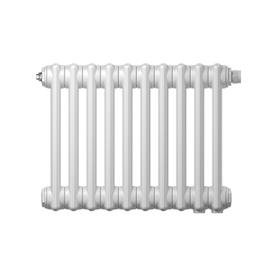 Радиатор трубчатый Zehnder Charleston Retrofit 2056, 16 сек.1/2 бок.подк. RAL9016 (кроншт.в компл)