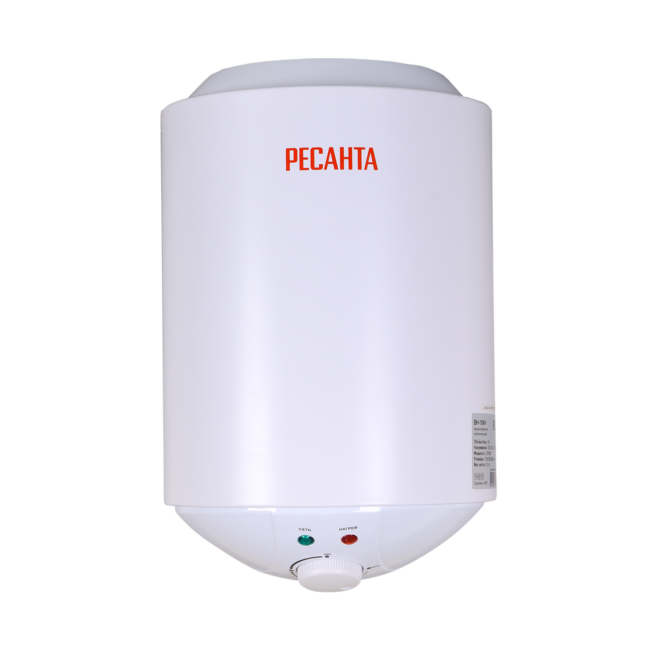 Водонагреватель накопительный Ресанта круглый ВН-10КН