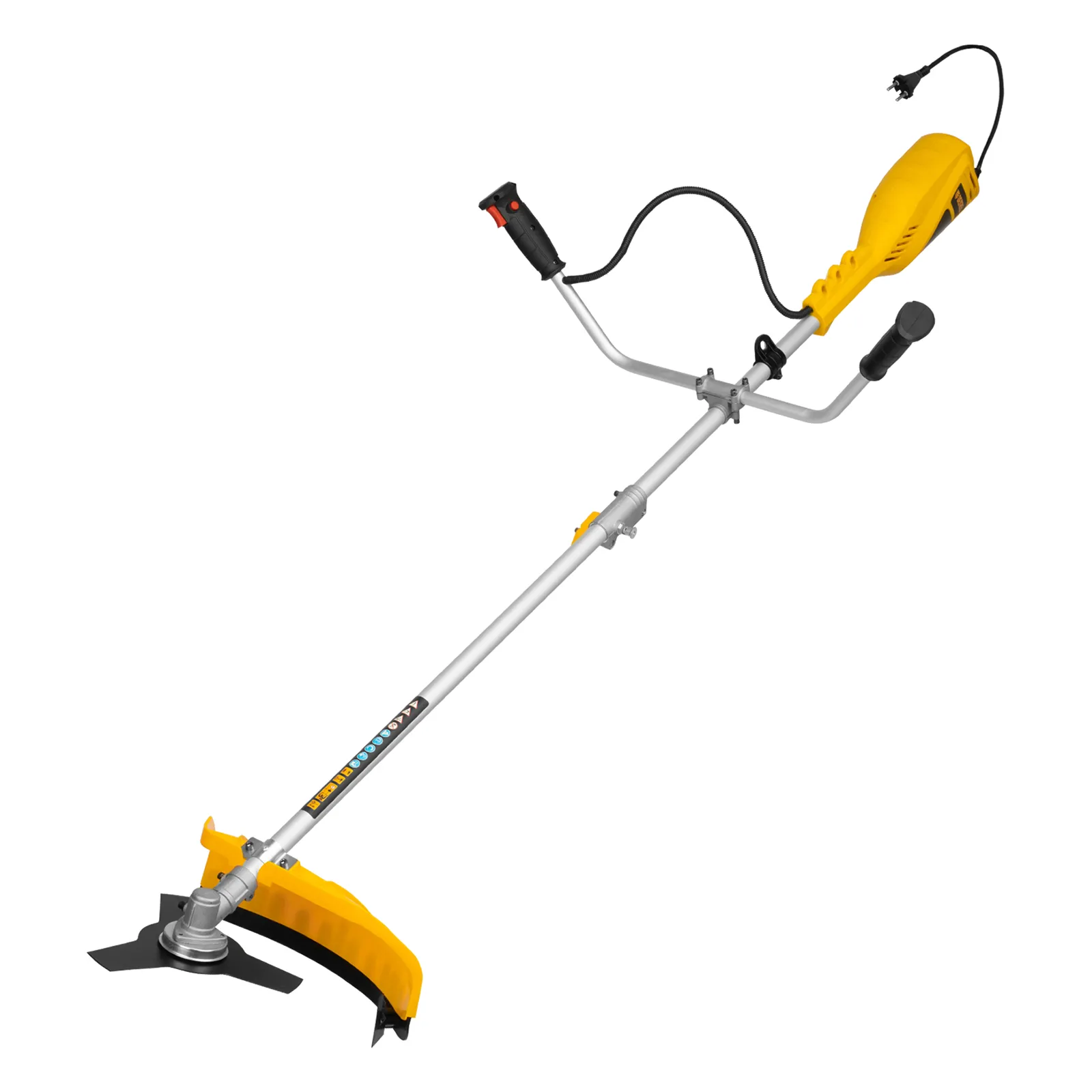 Триммер электрический Denzel TE-1400, 1400 Вт, 420 мм, катушка + диск, разборная штанга Триммер электрический Denzel TE-1400, 1400 Вт, 420 мм, катушка + диск, разборная штанга