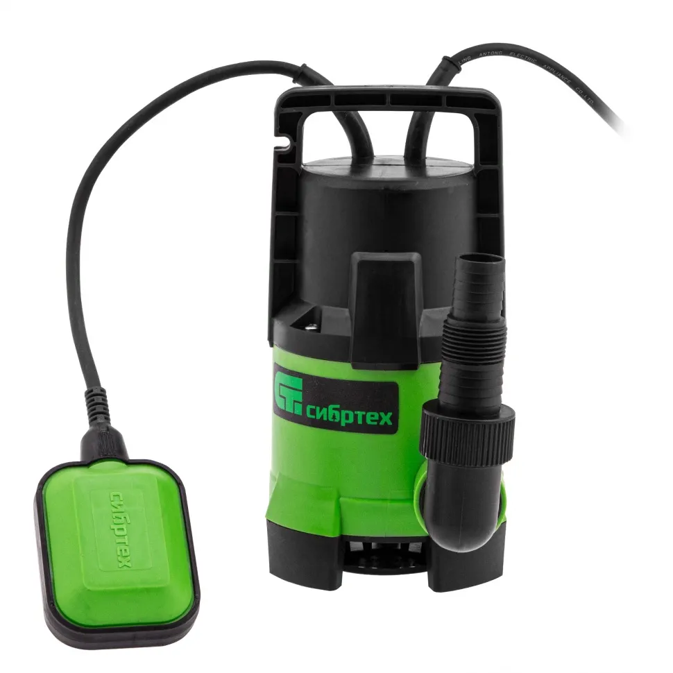 Дренажный насос Сибртех для грязной воды СДН450-35, 450 Вт, напор 5.5 м, 8000 л/ч