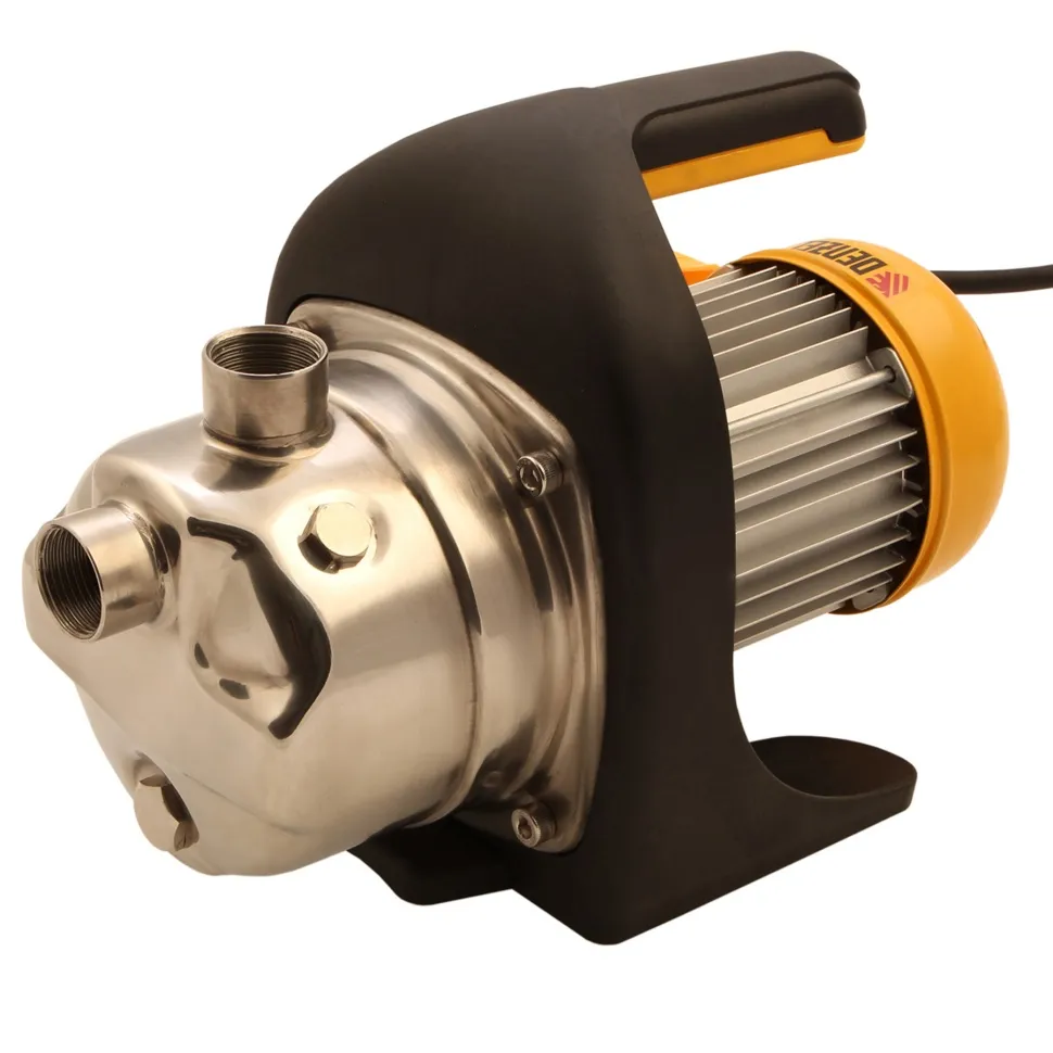 Садовый поверхностный насос Denzel GP1200Х, 1200 Вт, 3700 л/ч, подъем 46 м, нержавейка Садовый поверхностный насос Denzel GP1200Х, 1200 Вт, 3700 л/ч, подъем 46 м, нержавейка