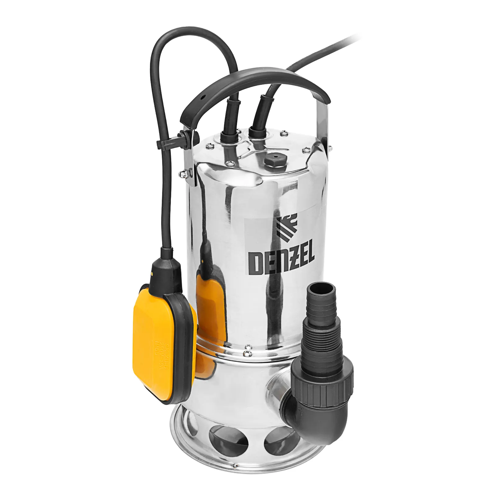 Дренажный насос Denzel DPL800X, 800 Вт, подъем 7 м, 16500 л/ч Дренажный насос Denzel DPL800X, 800 Вт, подъем 7 м, 16500 л/ч