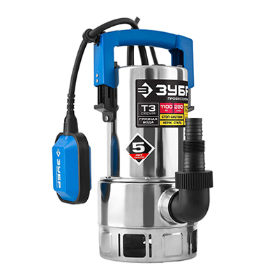 Дренажный насос ЗУБР Профессионал НПГ-Т3-1100-С